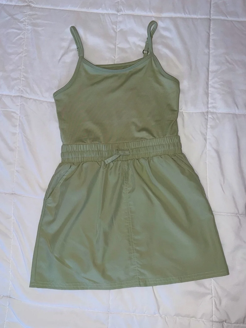 Girls Olive Green Abercrombie Dress